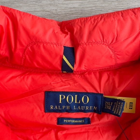 Ralph Lauren Men's Red Quilted Vest The Colden Packable Down Vest - Picture 7 of 9